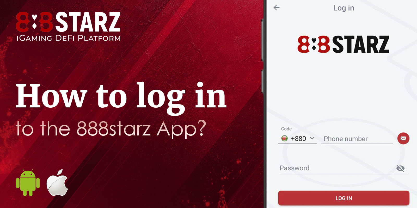 Application login through the application